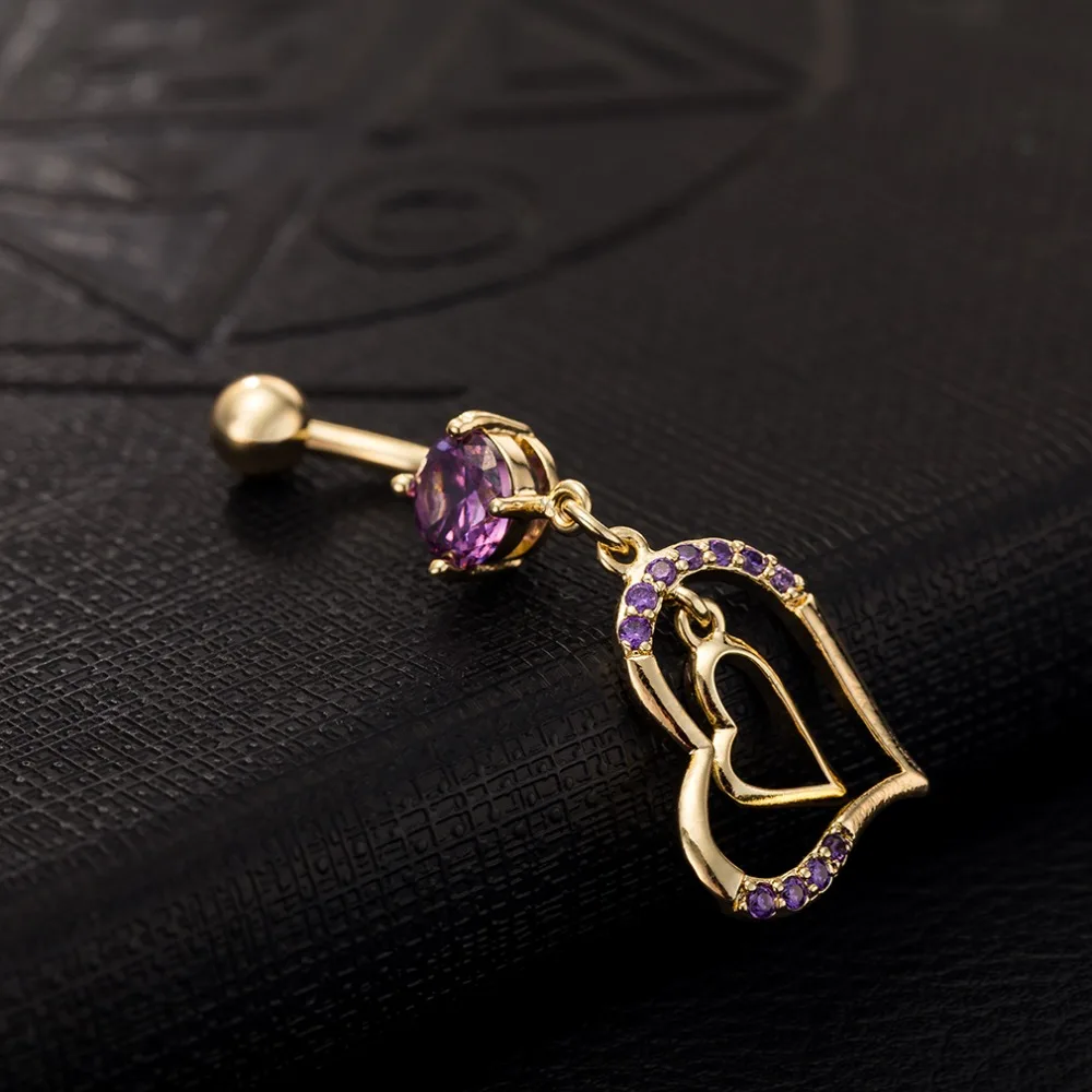 Кольцо для живота в форме сердца ювелирное изделие пирсинга номбрил пирсинг Ombligo