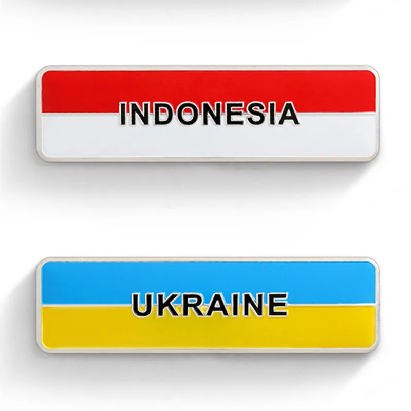 Алюминиевая Автомобильная наклейка UK, USA, ITALY, GERMAN, GREECE, TURKEY, эмблема, логотип национального флага, аксессуары для украшения мотоциклов