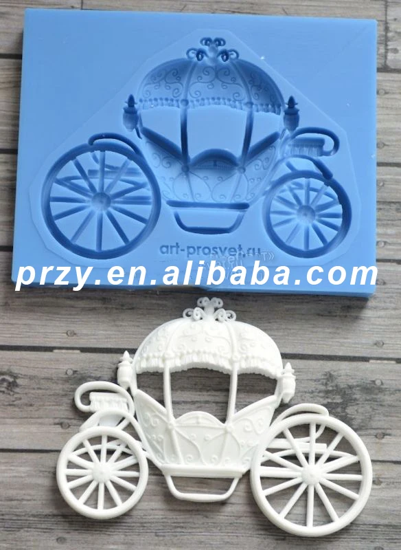 PRZY силиконовая форма для каретки Золушки ремесла украшения конфеты помадки