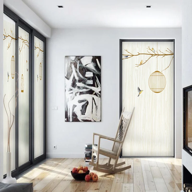 Наклейки на окна балкон подоконник полупрозрачный непрозрачный китайский