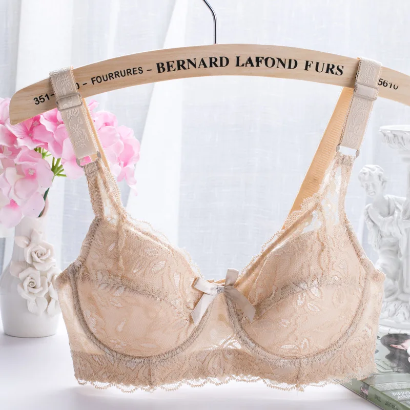 Глубокий V молодая девушка один дышащие летние сексуальные кружева Bralette Черный