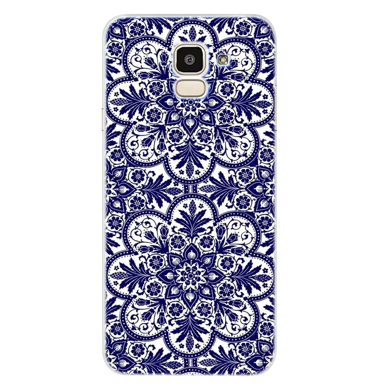 Для Samsung Galaxy A5 2016 2015 2017 prime J1 J2 J3 J5 J7 G530H S8/plus Note 8 TPU силиконовый чехол с цветком