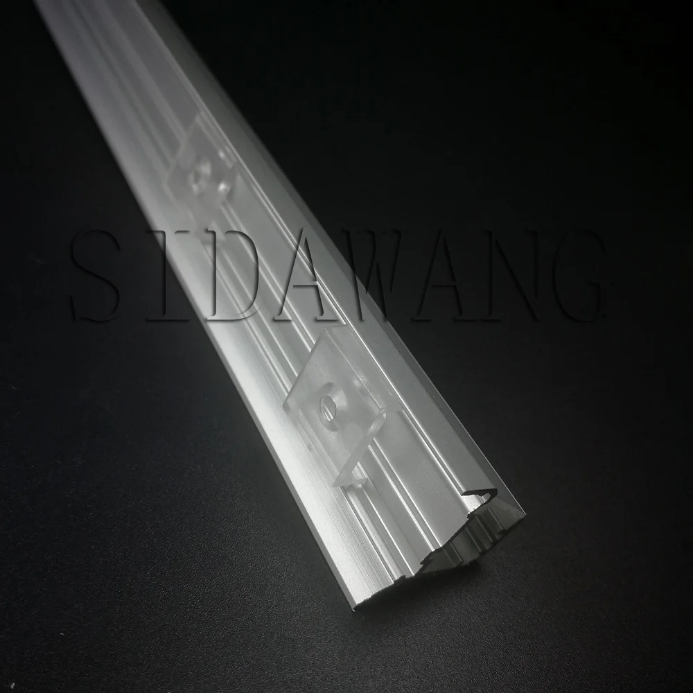 1 м настенный монтаж пол мойка светодиодная алюминиевая полоса профиль 2