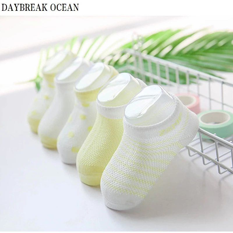 Spring Summer Ultrathin Breathable 0-2Y Star Moon Mesh Socks Toddler Newborn Infant Kids Boy Girl Soft Cotton Baby | Детская одежда и