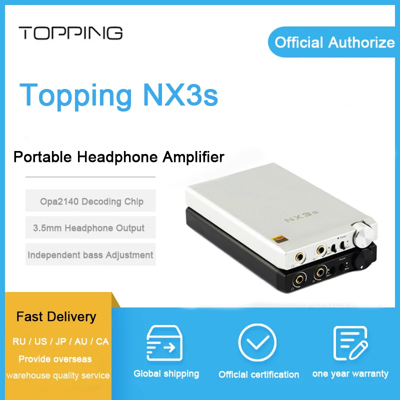 TOPPING NX3s портативный USB усилитель для наушников OPA2140 IME49720 Мини HIFI усилитель для наушников аудио 3,5 мм TOPPING NX3