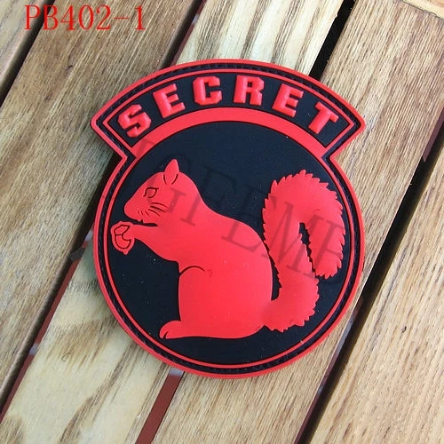 Сверхсекретные военные тактические 3D ПВХ нашивки значки|patch badge|3d pvc patchsecret squirrel |