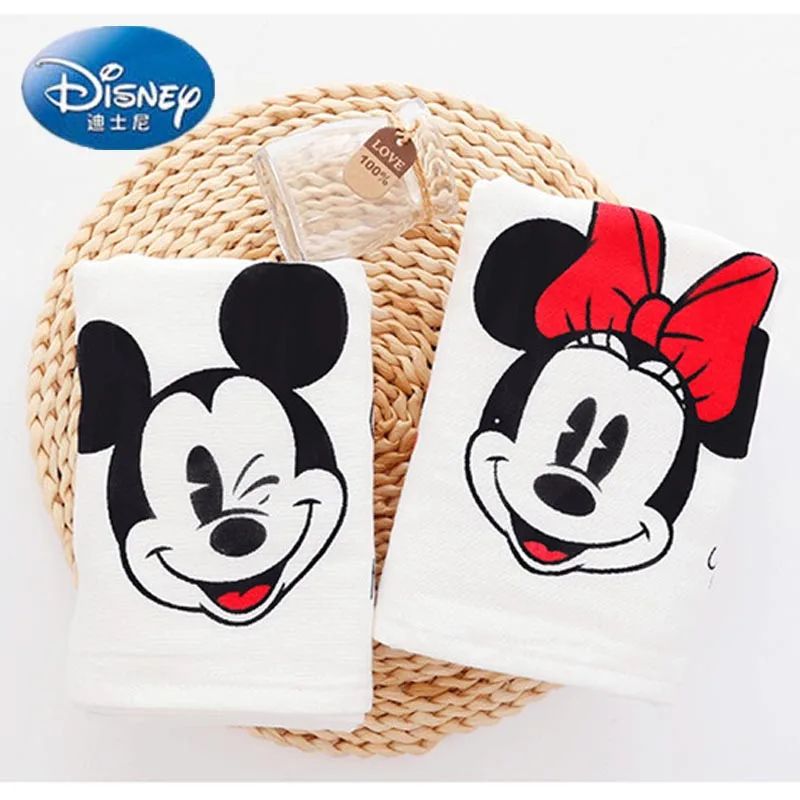 Абсорбирующее полотенце Disney 100% хлопок сушка ванной мочалка пляжное Микки и Минни