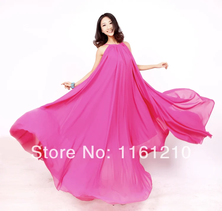 Розовое Шифоновое Платье летнее платье для подружки невесты женское макси