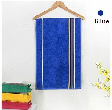 BLUE Junwell 38X110 см больше Размеры спортивные Полотенца хлопковая махровая Спортивная Полотенца тоалха-де-кибер плавательный путешествия essiential 4 вида цветов - Цвет: BLUE