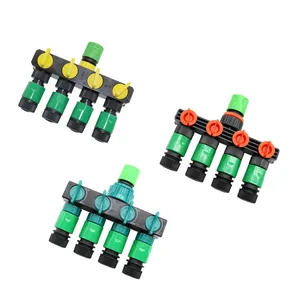 1 комплект, 4-ходовой разветвитель для шланга, 12 дюйма