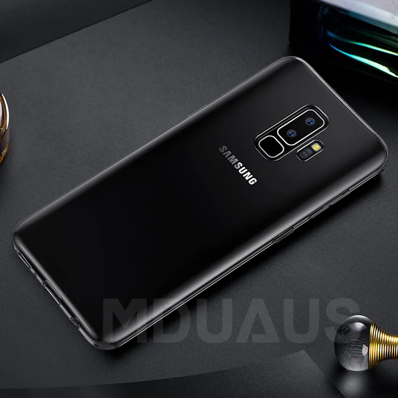 Ультратонкий Мягкий Прозрачный чехол из ТПУ для samsung Galaxy S9 S8 S10 Plus S10e S7 Edge Note 8 9 прозрачный силиконовый чехол для телефона s