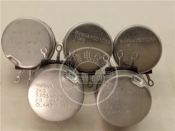CLAROSTAT RV4NAYSD 50 евро 2K 1 5 K 2 3.5K10K 25K 1M потенциометр | Компьютеры и офис