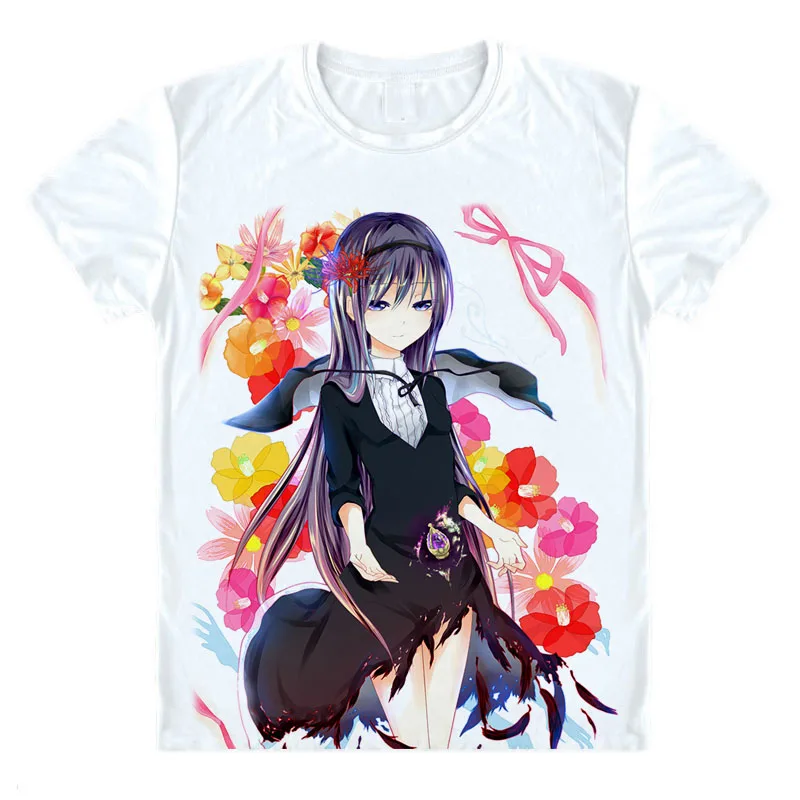 22 Аниме puella magi madoka magica футболка sayaka Kaname Madoka Akemi Homura Волшебная футболка с ведьмой Милая футболка подарок футболка - Цвет: 22