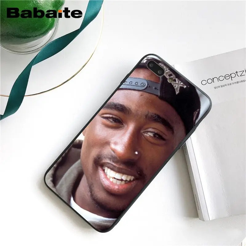Babaite 2Pac Tupac Amaru Shakur чехол для телефона для iphone 11 Pro 11Pro Max X XS MAX 6 6s 7 7plus 8 8Plus 5 5S SE XR