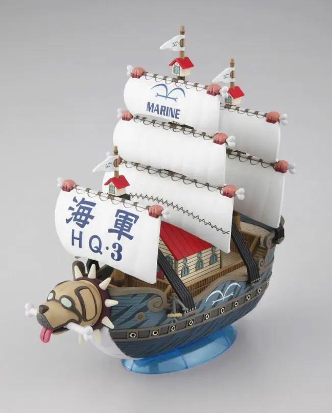 Original anime one piece Monkey D Garp Grand ship collection boat 08 Assembling toy model kit boy kids gifts Brinquedo HQ.3 | Игрушки и