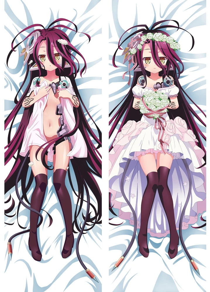 Наволочка с Аниме Нет Игры Жизни Персонажи сексуальная девушка Jibril otaku Dakimakura