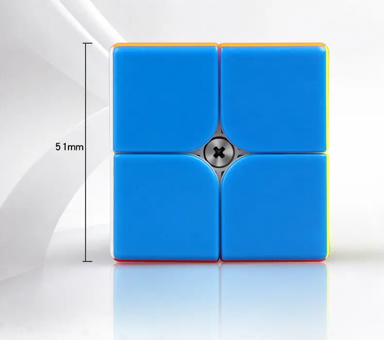 Волшебный куб QiYi Valk 2 м 2x2x2 без наклеек скоростной Магнитный Гладкий 3D головоломка