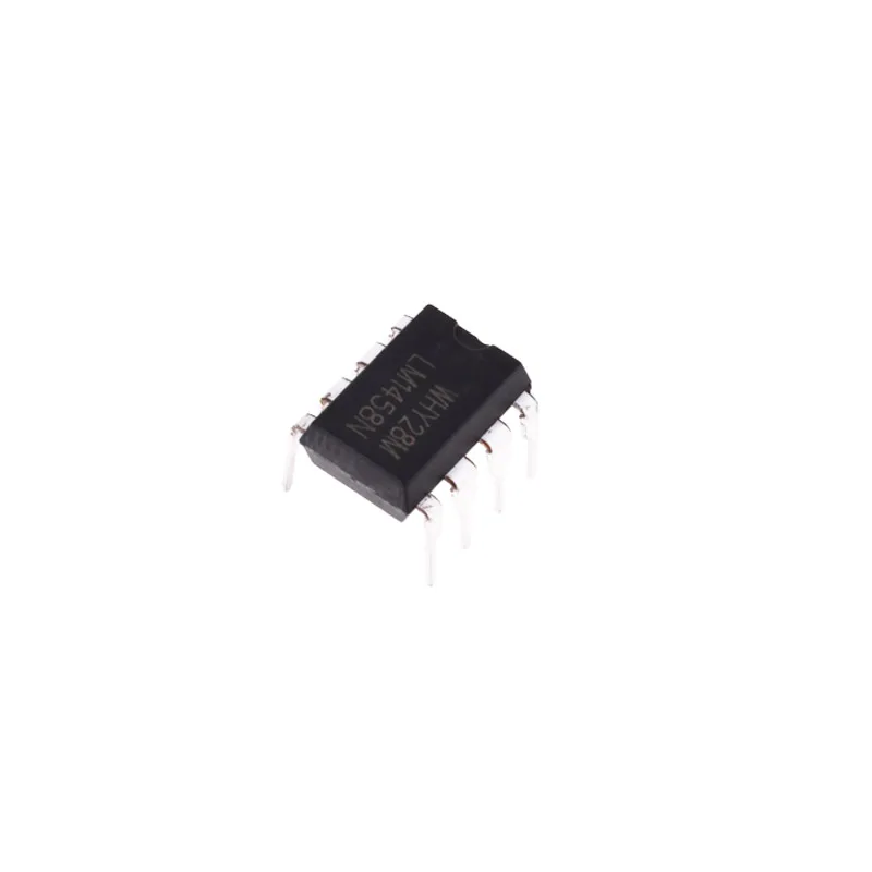 10 шт. LM1458N DIP-8 LM1458 IC OP AMP DUAL Новый и оригинальный | Электронные компоненты