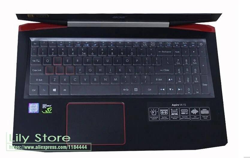 clear Ноутбук 15,6 дюйм чехол для клавиатуры протектор кожи для acer Predator Helios серии 300 G3-573/Triton 700/Nitro 5/Ph317 - Цвет: clear