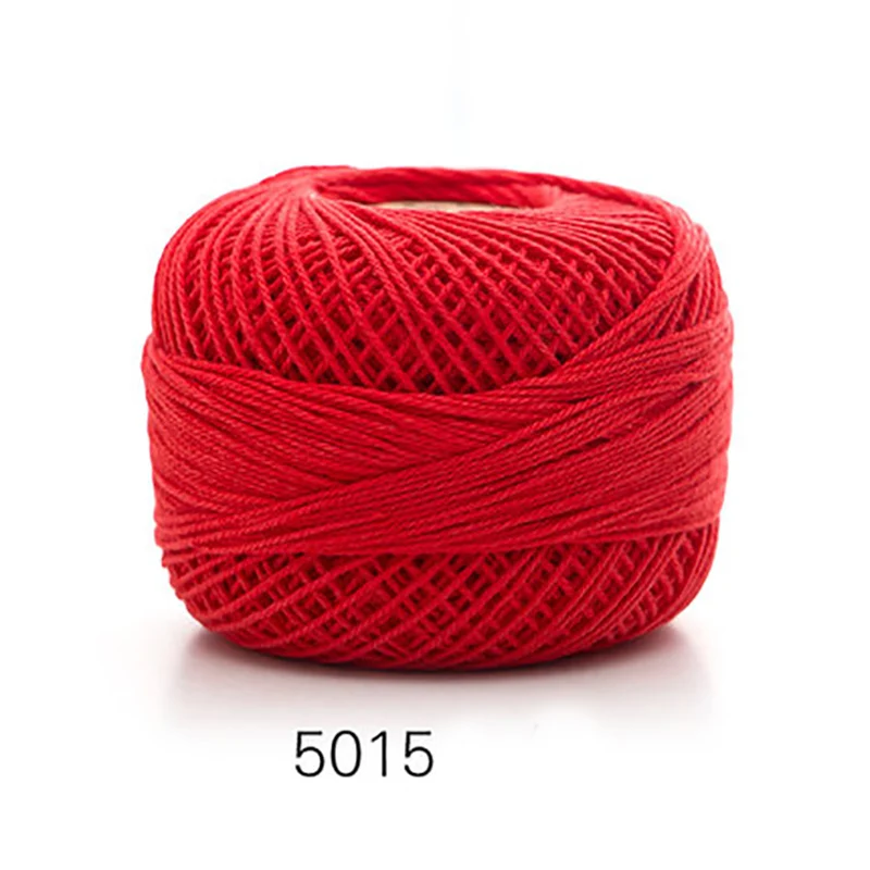 Color 5015 5# разъемная застежка-молния из вязаного кружева для ручная вязка крючком из тонких нитей для Подушка DIY кружева поставляет 50 г мягкий 3 слоя хлопок XA010 - Цвет: Color 5015