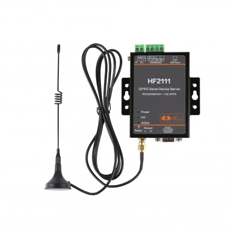 HF2111 1 последовательный порт RJ45 RS232 485 422 последовательный порт GPRS последовательный порт сервер
