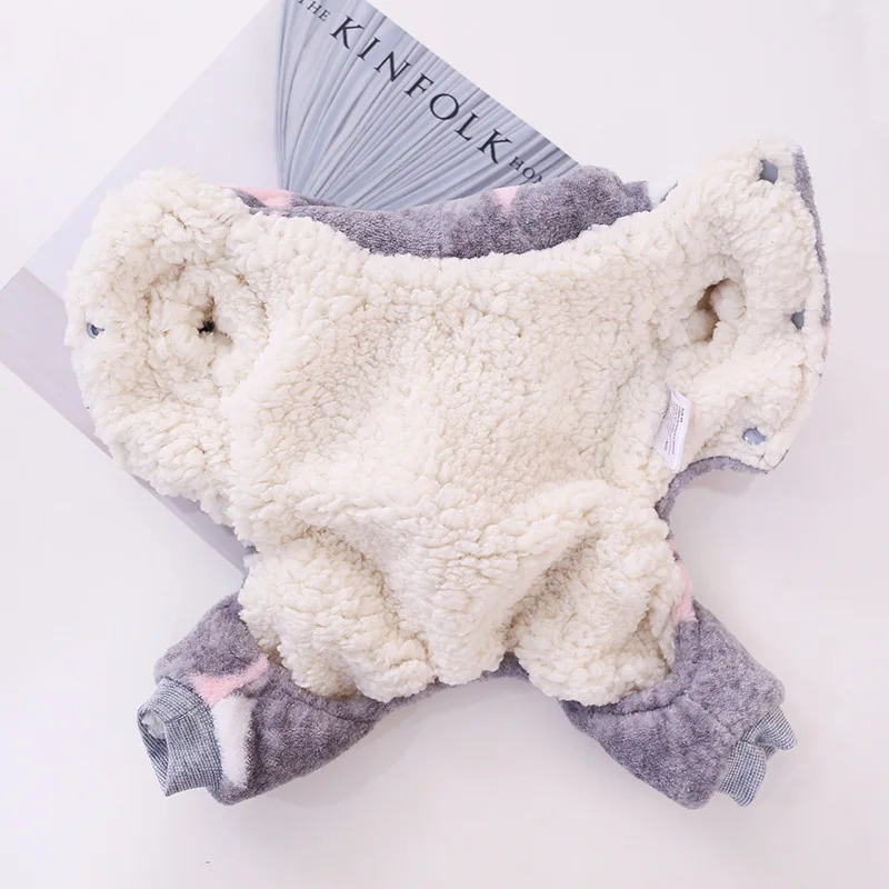 Быстрая доставка одежда для собак зимняя теплая куртка комбинезон плотное