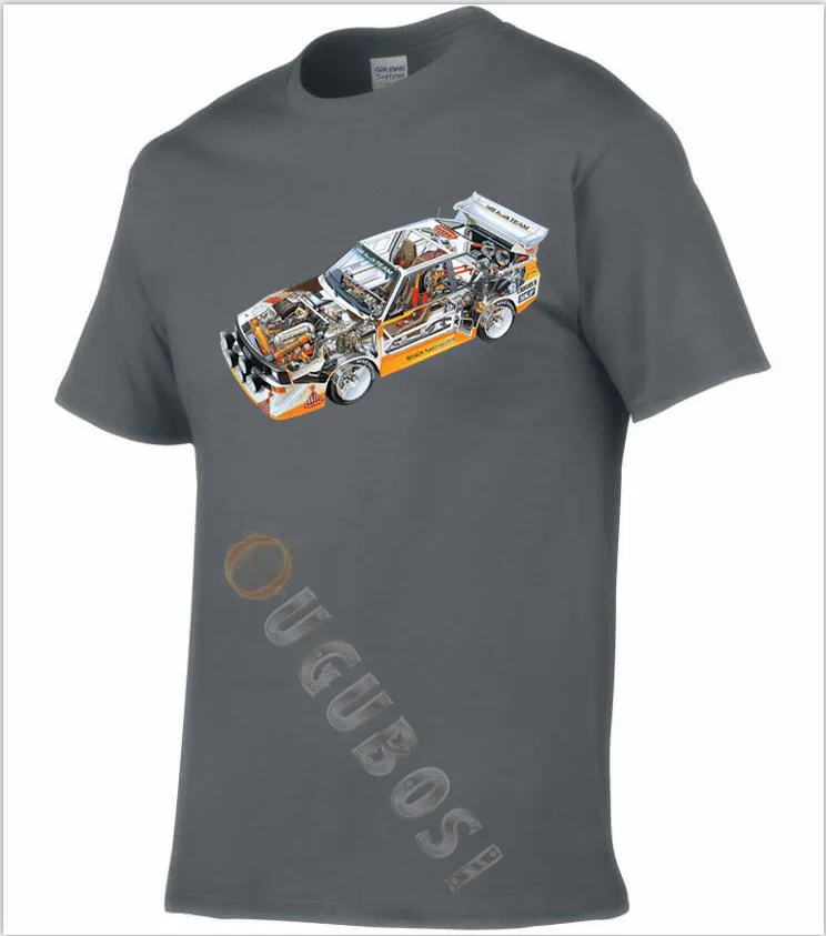 HB S1 QUATTRO RALLY TEAM Walter Rohrl Fan футболка Xmas Geschenk|Мужские футболки| |
