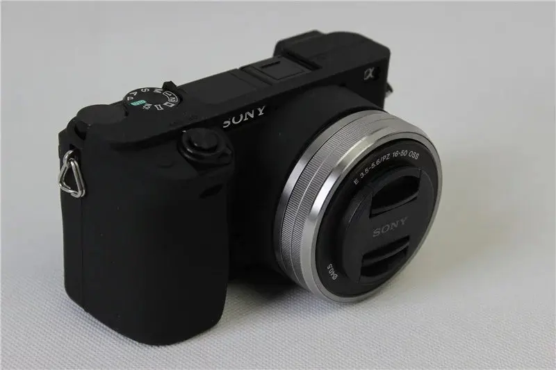 Мягкий силиконовый резиновый защитный корпус для камеры, чехол для sony Alpha A6300 A6400