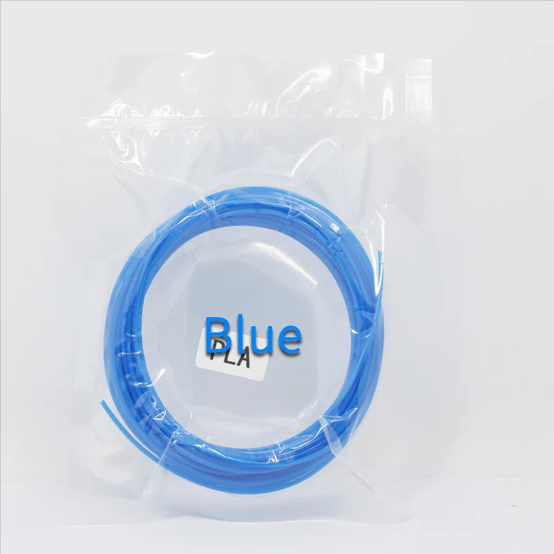 blue 10 метров PLA 1,75 мм нити печатные материалы пластик для 3d принтера Ручка нити заправки 3D печать волочение нити - Цвет: blue
