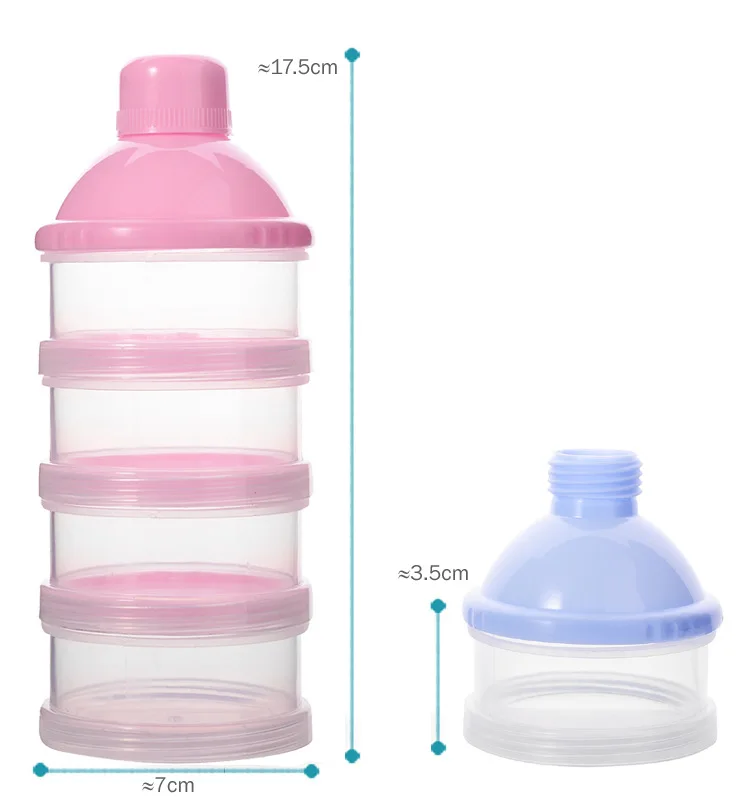 2018 New Solid Baby Food Bottle Milk Powder Box Portable Infant Storage Dispenser Container Travel | Мать и ребенок