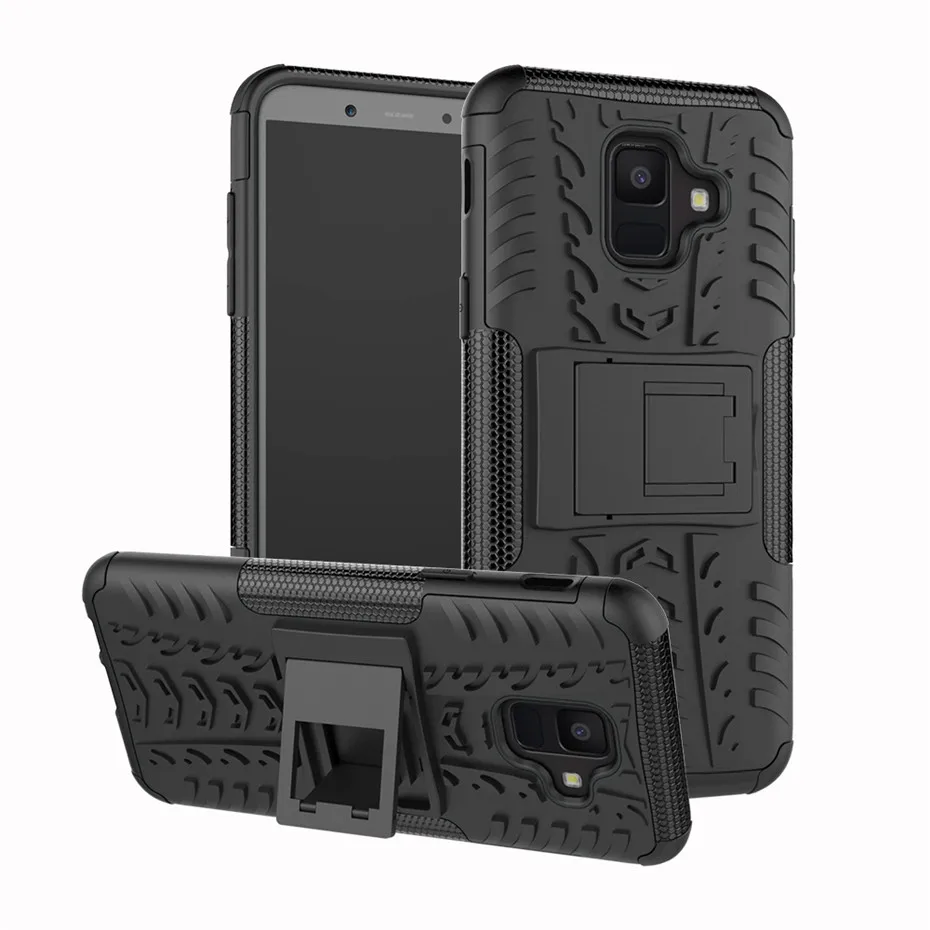 Stand Case For Samsung Galaxy A8 Plus 2018 Hybrid ShockProof Cover Silicone Cases A8+ SM- A530 A730 |