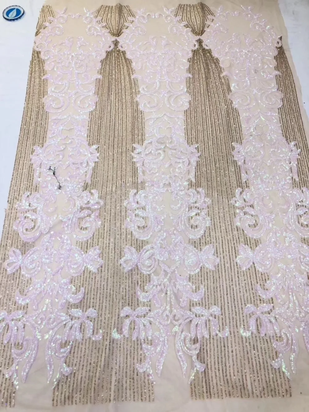 Бесплатная доставка африканские блестки кружевной ткани 5 ярдов/комплект