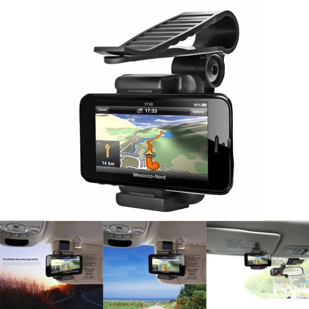 360 градусов вращающийся Универсальный Автомобильный солнцезащитный козырек