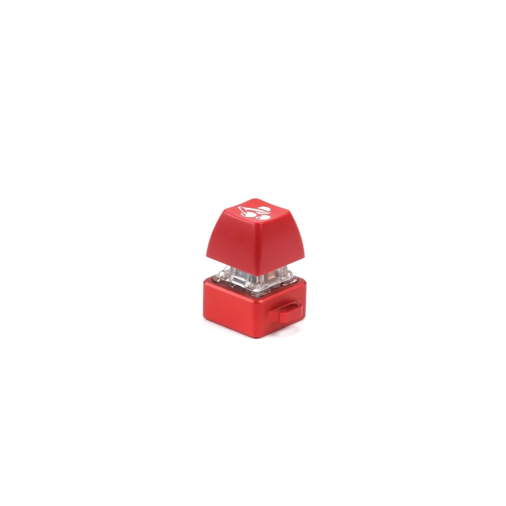 CNC алюминиевый брелок переключатель тестер с одним красным MAXKEY SA keycap|Клавиатуры| |