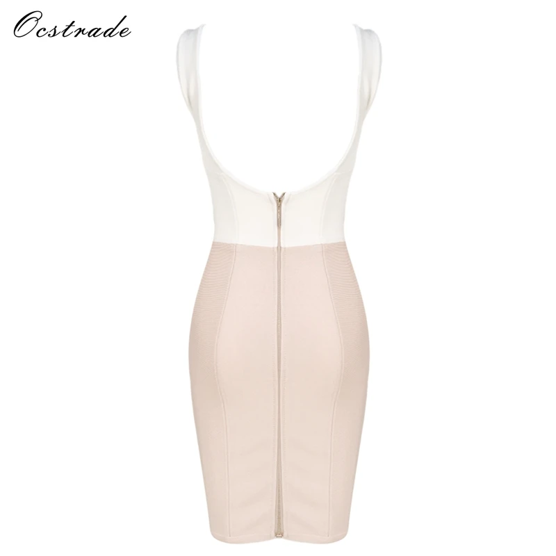 Ocstrade Новое поступление Лето 2017 белый и корсет светло-бежевого цвета на шнуровке