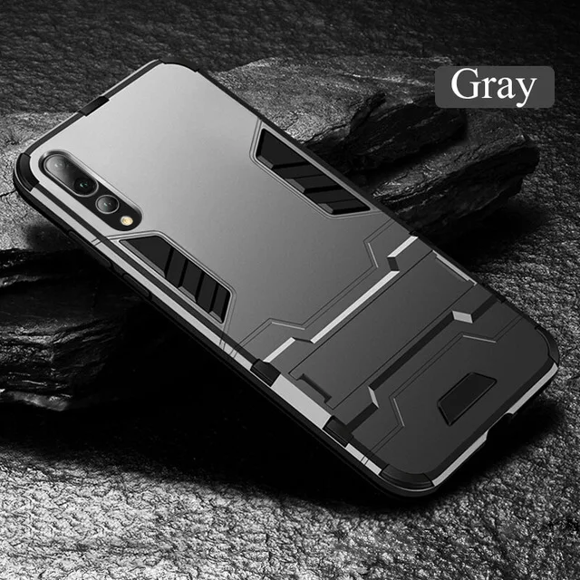 Gary Тонкий ударопрочный жесткий защитный чехол 360 для huawei P20 P20 Lite P20 Pro mate 10 mate 10Lite mate 10 Pro смешанный пластиковый силиконовый чехол - Цвет: Gary