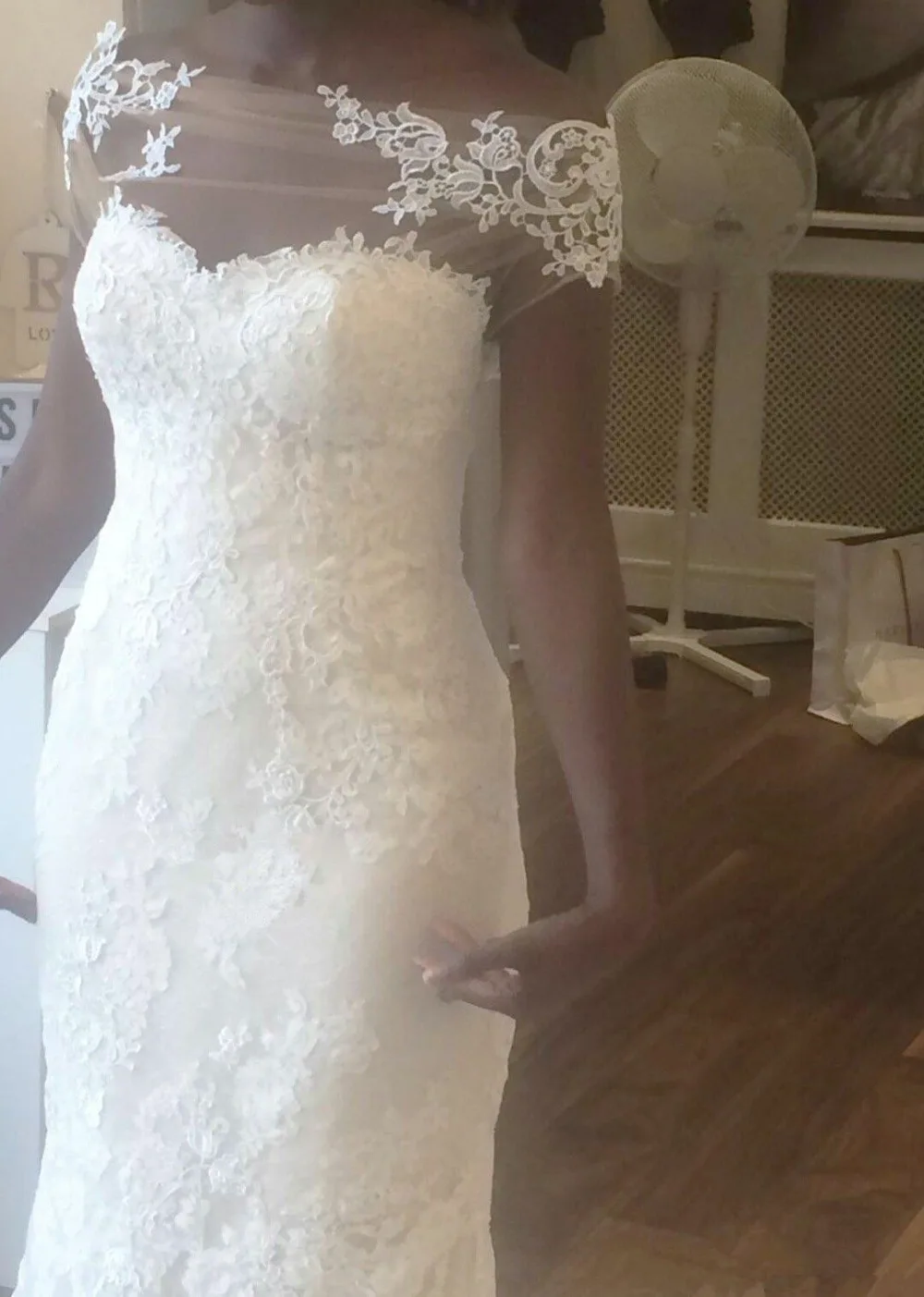 Свадебное платье-Русалка WD922 с кружевной аппликацией новое дизайнерское