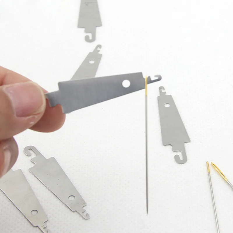 10 шт. набор для ручного шитья из стали с крючком|needle threader|hook threaderhand sewing needle threader |