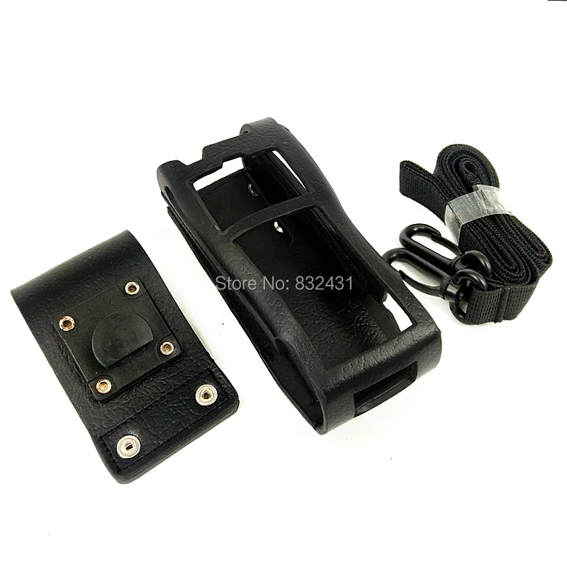 Walkie Talkie кожаный защитный чехол на плечо для Motorola MTP3150 MTP3250 MTP3500 MTP3550 двухстороннее радио
