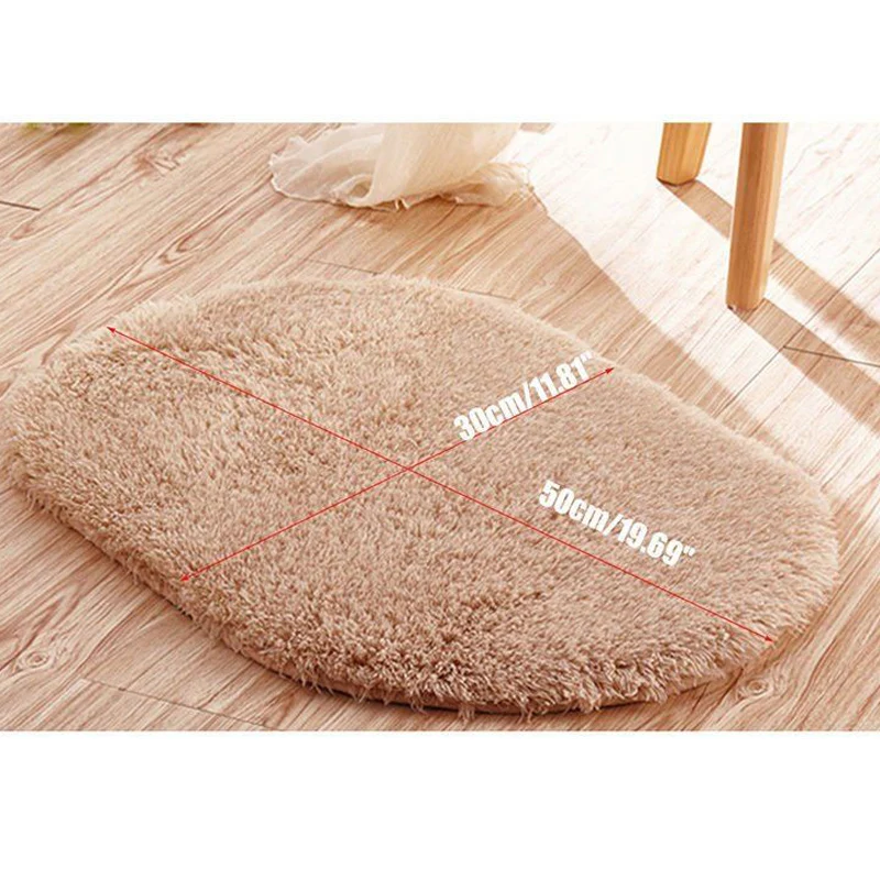 Мягкий коврик для ванной и спальни круглый душа нескользящий в форме Лохматого