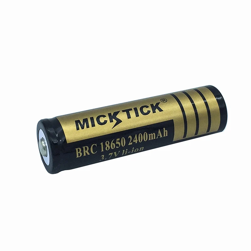 12 шт 3,7 V 18650 2400 мА/ч, micktick Батарея литий ионная батарея Перезаряжаемые Ёмкость батареи в доме подключено Фонарик светодиодный