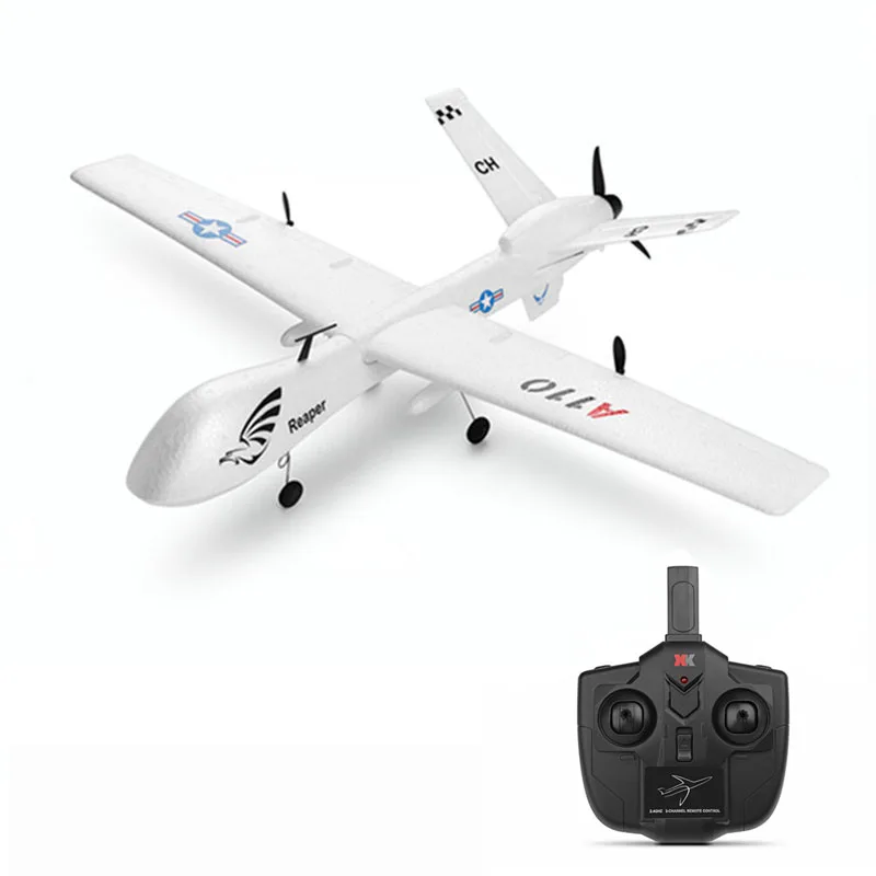 XK A110 Хищник MQ 9 EPP 565 мм Winspan 2 4G 3CH DIY RC Самолет RTF Встроенный гироскоп пульт