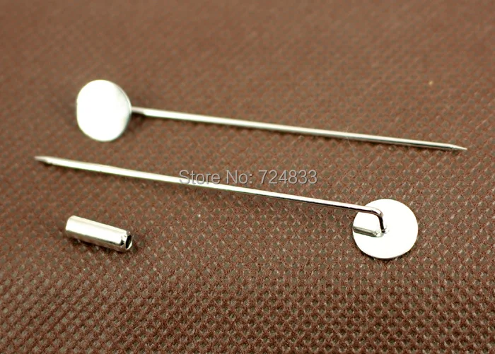 12 мм бесцветная основа для броши плоский круг клей коврик Кабошон шляпа костюм