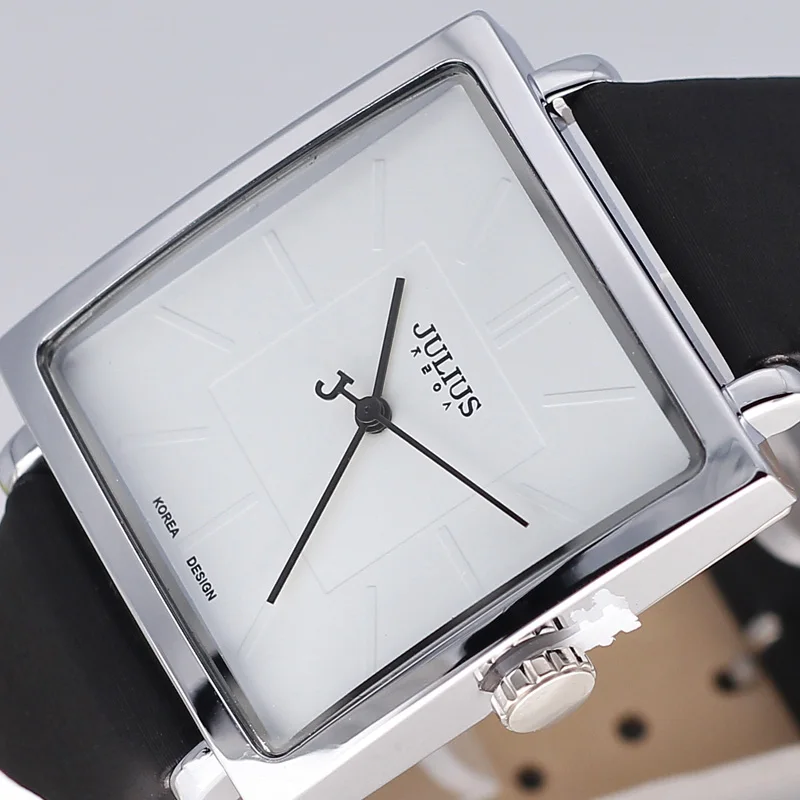 Часы наручные женские с квадратным циферблатом Элегантные Простые Модные