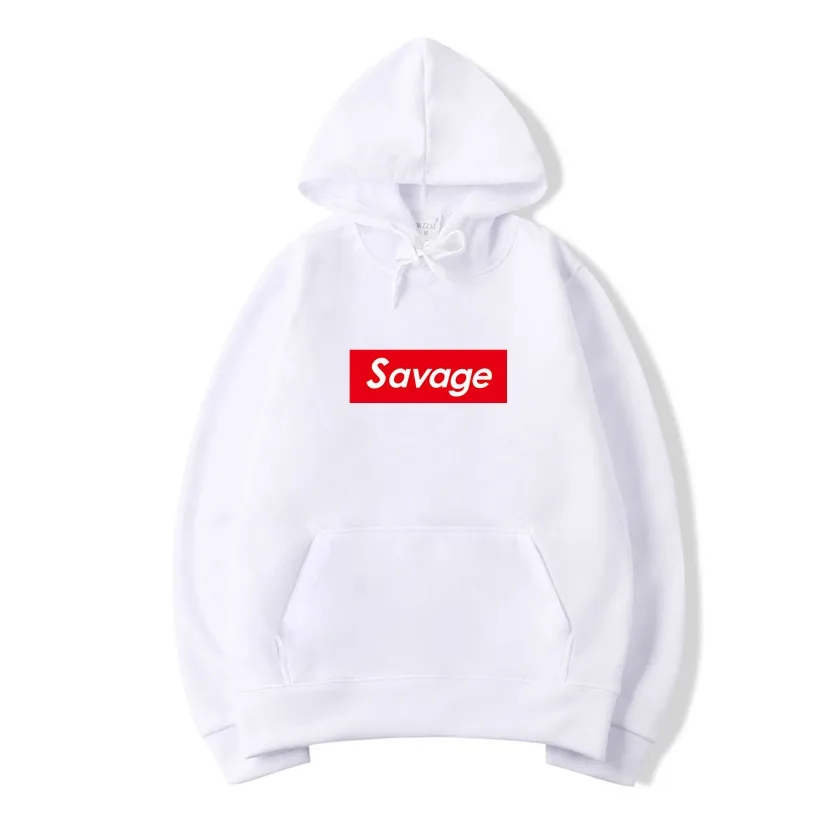 Новые мужские толстовки с капюшоном Savage, худи Parody No Heart X Savage Mode, убойная банда ATL, хлопковые толстовки с длинными рукавами Suprem