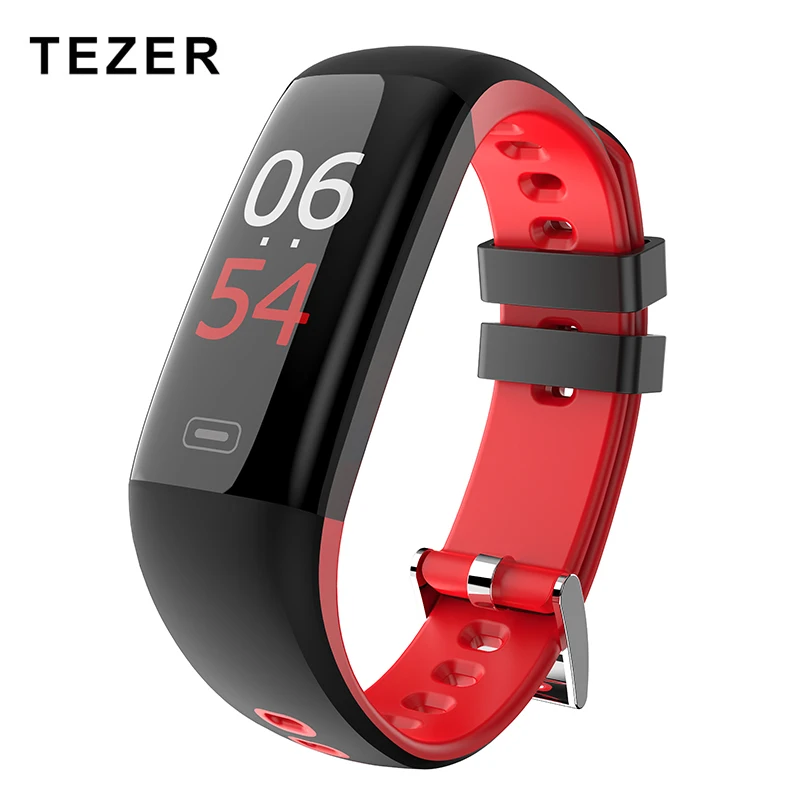 Смарт браслет TEZER R16 с пульсометром тонометром оксиметром|fitness activity monitor|monitor bandsmart