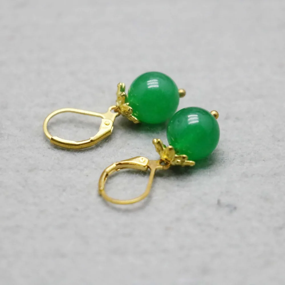 Женские серьги подвески в стиле ретро 10 мм|natural stone earrings|earrings stylenatural beads earings |