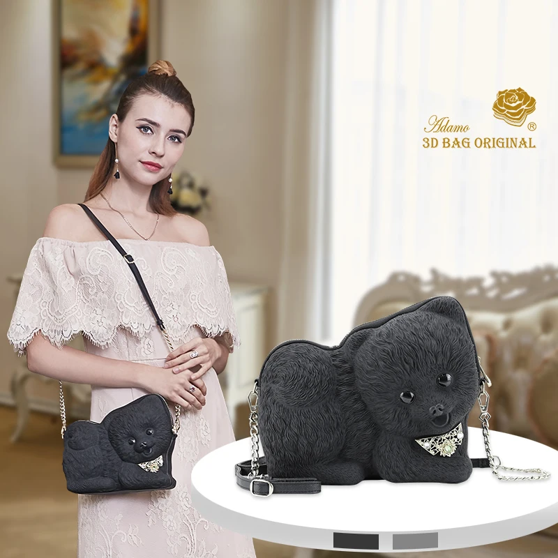 

Adamo 3D Bag Original Pomeranian Sling Bag Fashion Women Handbags Hotsale Ladies Casual Shoulder Messenger Crossbody Bags