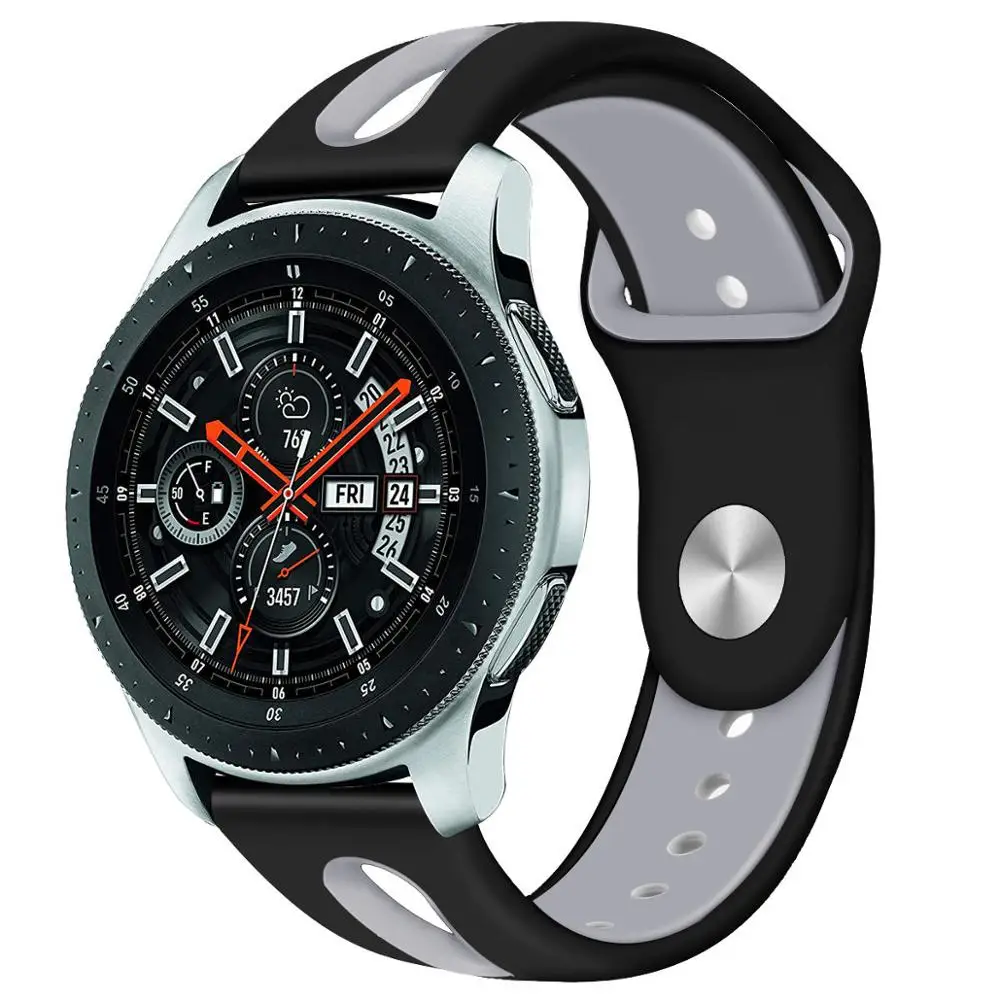1 22 мм ремешок для часов samsung Galaxy силиконовый ремешок для часов Huami Amazfit силиконовый спортивный ремешок для часов Ремешок 91030 - Цвет ремешка: 1