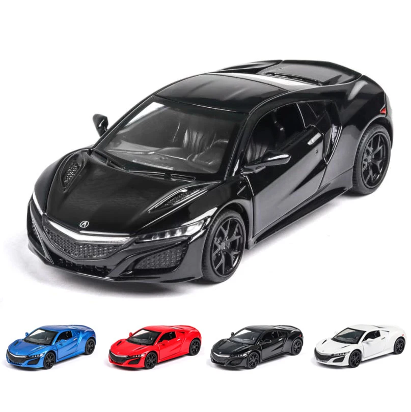 1:32 классический Acura NSX Литые и игрушечные автомобили модель автомобиля со звуком